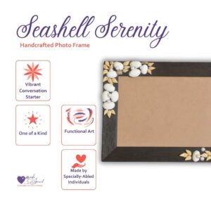 Seashell Serenity | Handcrafted Photo Frame