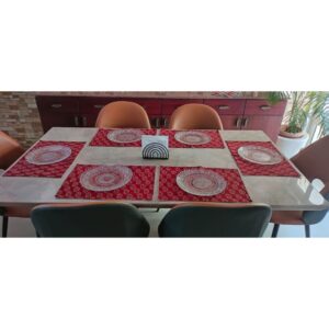 Mango Maroons Cotton Table Mats