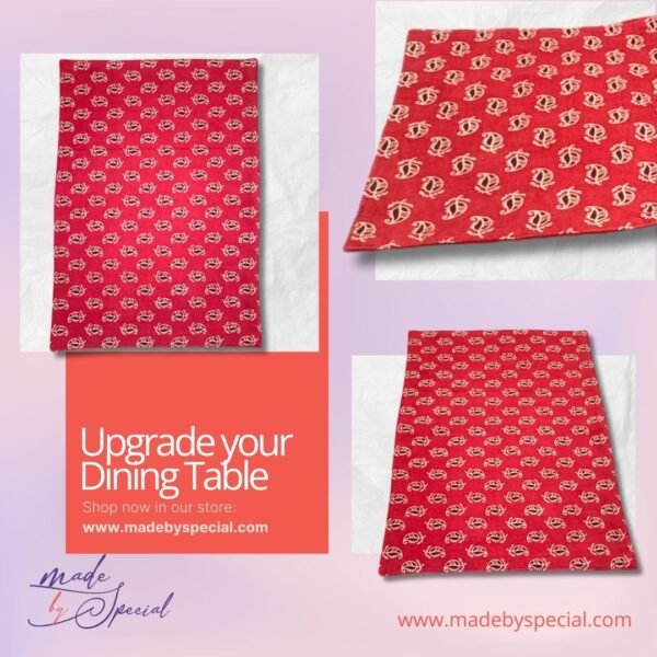 Mango Maroons |  Cotton Table Mats - Image 6