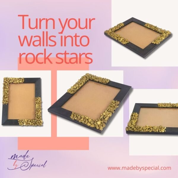 Aurora Dreams | Handcrafted Stone Photo Frame - Image 4