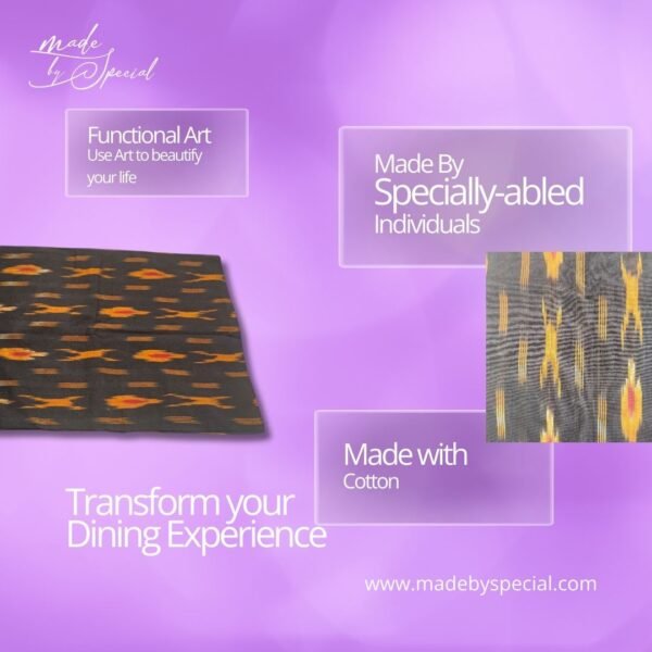 Strokes of Sun |  Cotton Table Mats - Image 5