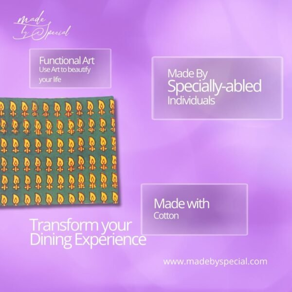 Merry Mangoes |  Cotton Table Mats - Image 5