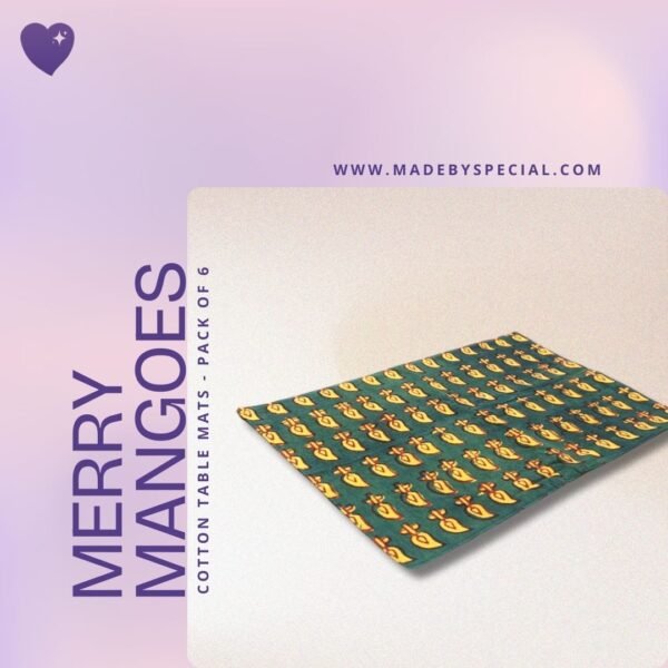 Merry Mangoes |  Cotton Table Mats