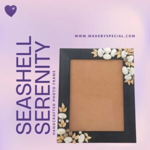 Seashell Serenity | Handcrafted Photo Frame