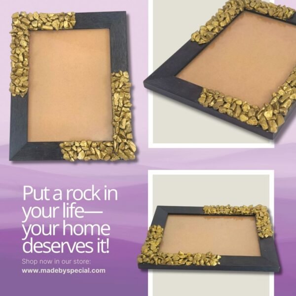 Aurora Dreams | Handcrafted Stone Photo Frame - Image 6