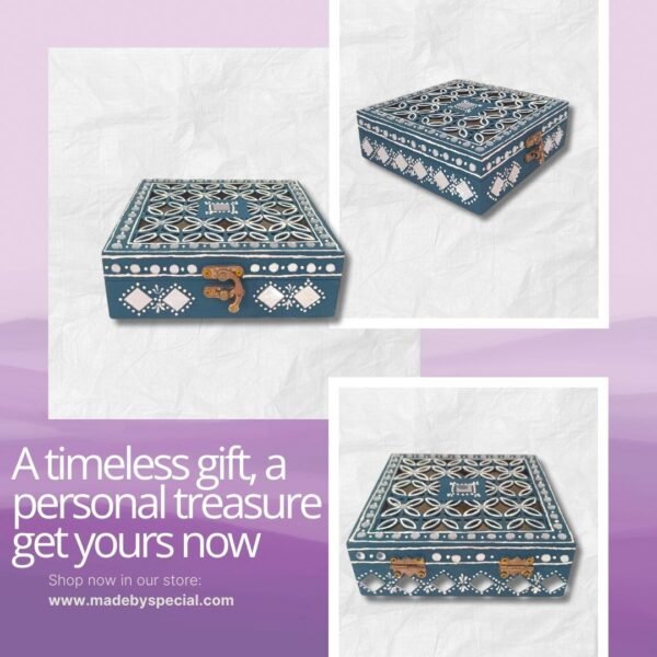 Lattice Treasure Box | A handcrafted keepsake for your most cherished treasures - Image 6