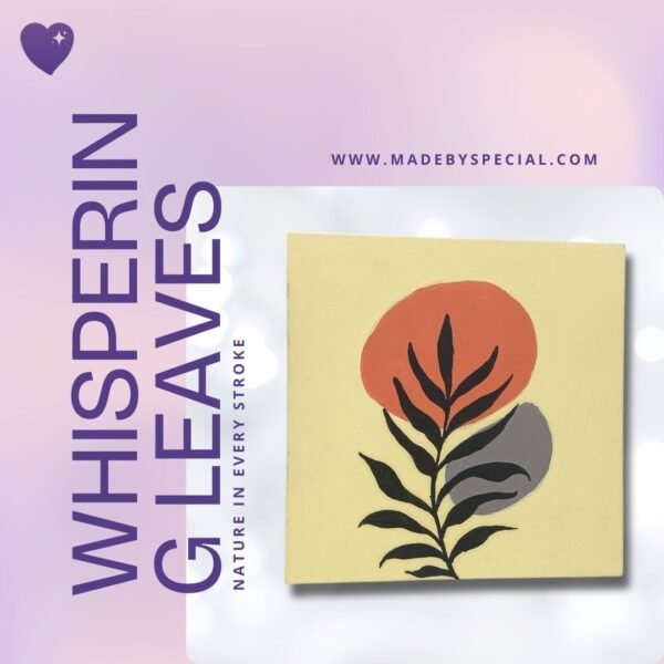 Whispering Leaves | Earthy tones, artistic expression a statement for your space!